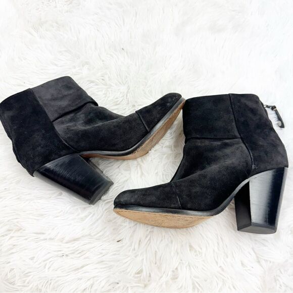 Rag & Bone Newbury 2.0 Block Heel Suede Ankle Booties - Picture 8 of 12